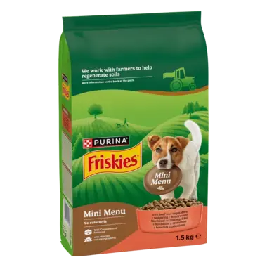 FRISKIES Mini Menu száraz kutyaeledel termékfotó