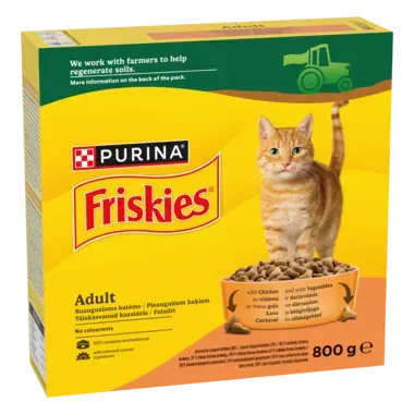 FRISKIES csirkével száraz macskaeledel termékfotó