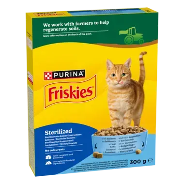 FRISKIES Steril száraz macskaeledel ivartalanított cicáknak