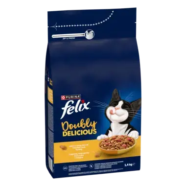 FELIX Doubly Delicious csirke pulyka keverékével