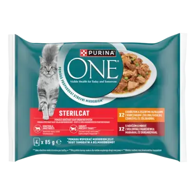 PURINA ONE Sterilcat nedves macskaeledel termékfotó