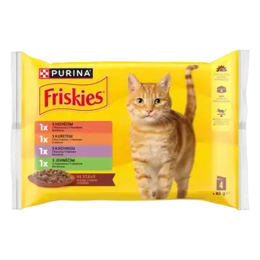 FRISKIES nedves macskaeledel 4 ízben termékfotó