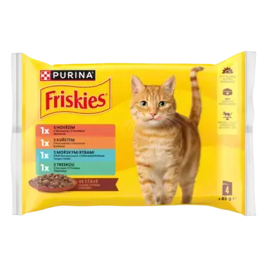 FRISKIES marha csirke nedves eledel termékfotó