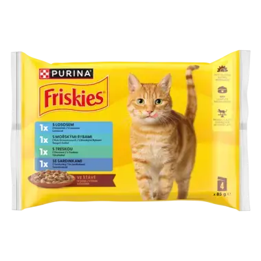 FRISKIES nedves eledel válogatás hallal