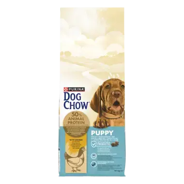 DOG CHOW száraz kölyökkutyaeledel csirkével termékfotó
