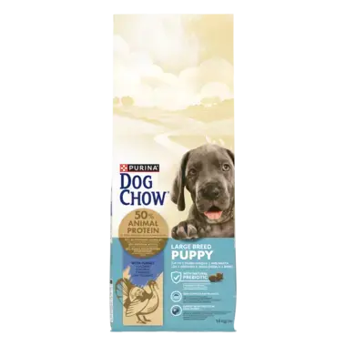 DOG CHOW nagytestű kölyökkutyaeledel termékfotó