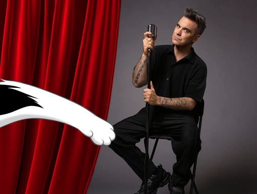 Robbie Williams a kulisszák mögött