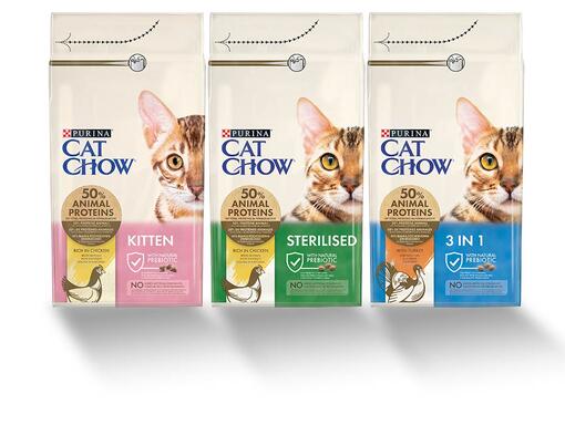 Purina Cat Chow macskaeledel termékfotók mobil