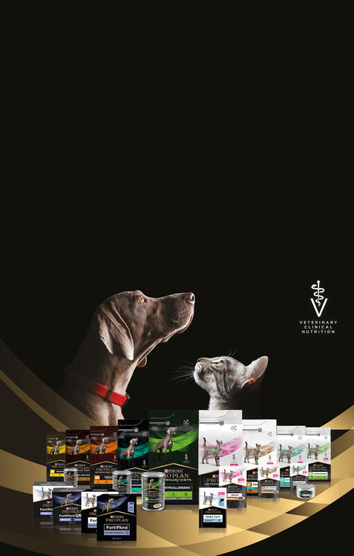 PRO PLAN VETERINARY DIETS termékfotók illusztrációval