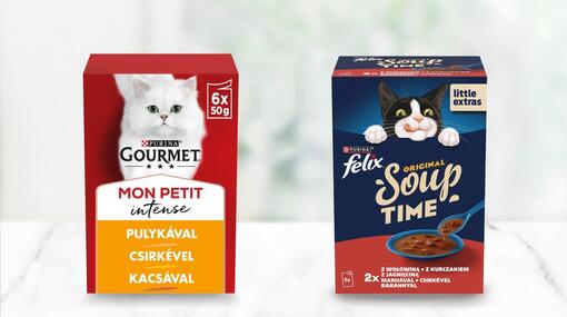 GOURMET és FELIX Soup termékfotó