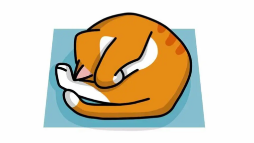 cica eltakarja a szemeit grafika