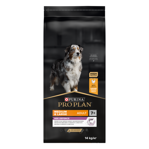 PRO PLAN Medium &amp; Large Adult 7+ Age Defence csirke száraz kutyaeledel