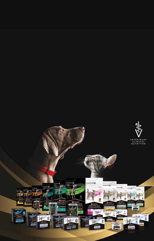 PRO PLAN VETERINARY DIETS termékfotók illusztrációval