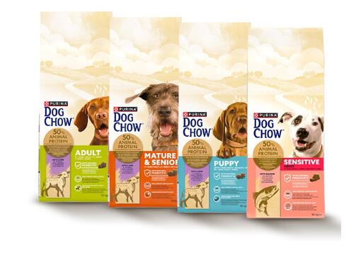 DOG CHOW száraz kutyaeledelek